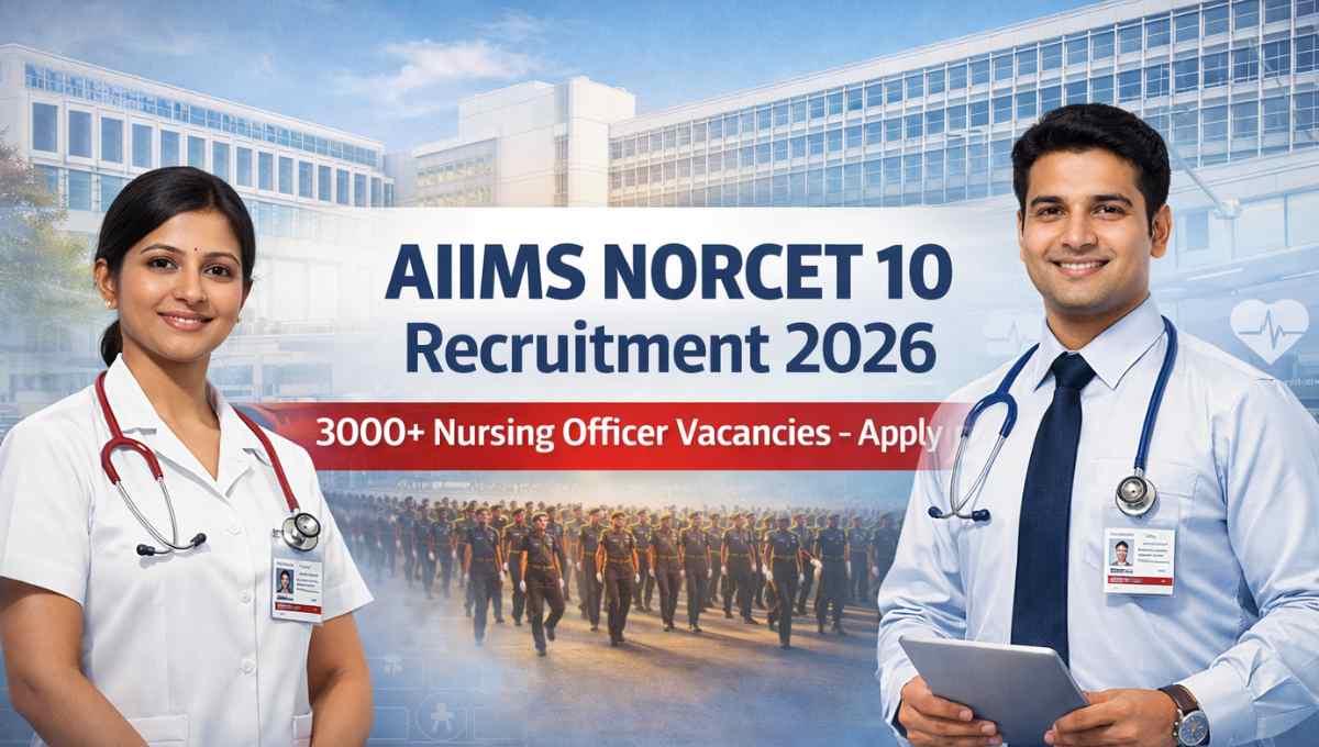 AIIMS NORCET 10 Recruitment 2026
