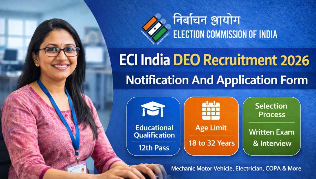 ECI India DEO Recruitment