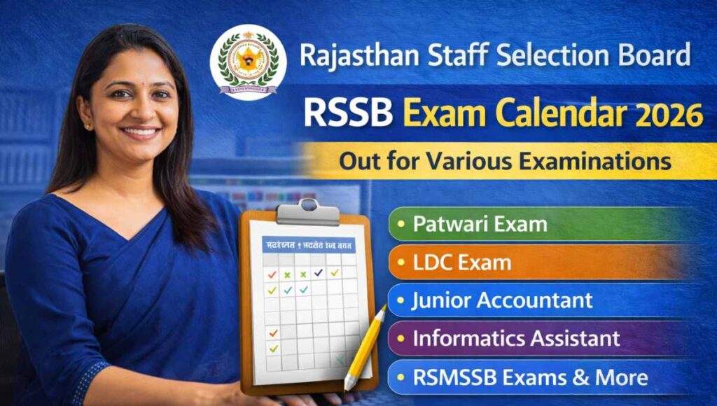 RSSB Exam Calendar 2026