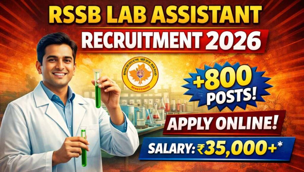 RSSB Lab Assistant Recruitment