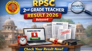 RPSC 2nd Grade Teacher Result 2026 Released: Check Senior Teacher Result PDF Here