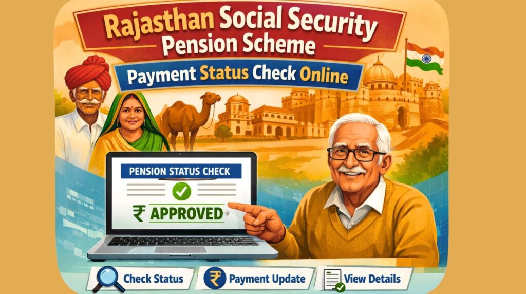 Rajasthan Social Security Pension Scheme Payment Status Check Online