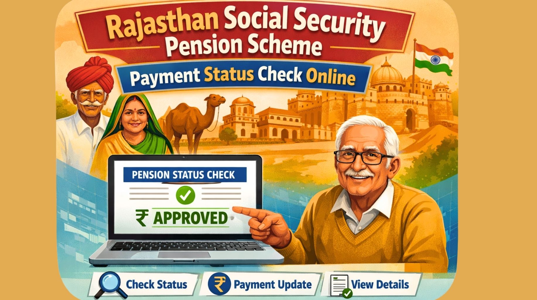 Rajasthan Social Security Pension Scheme Payment Status Check Online