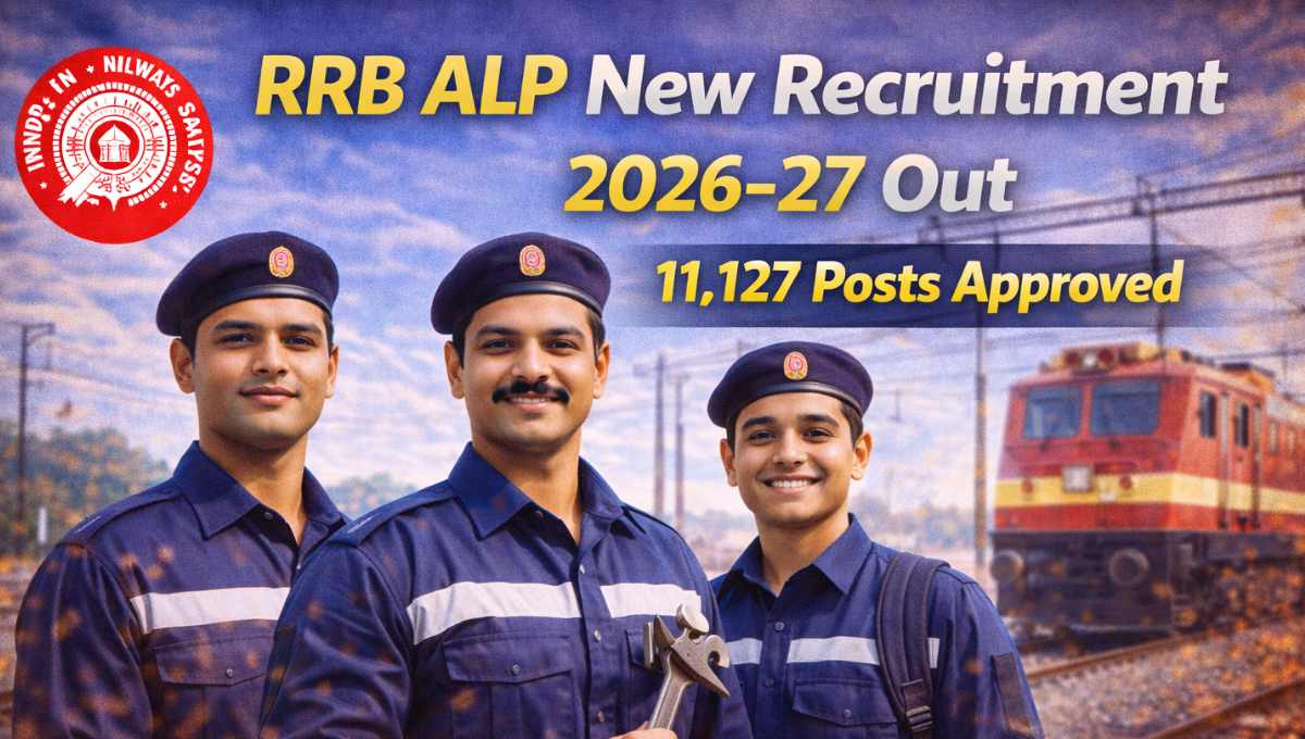 RRB ALP New Recruitment 2026-27 Out, 11,127 Posts Approved