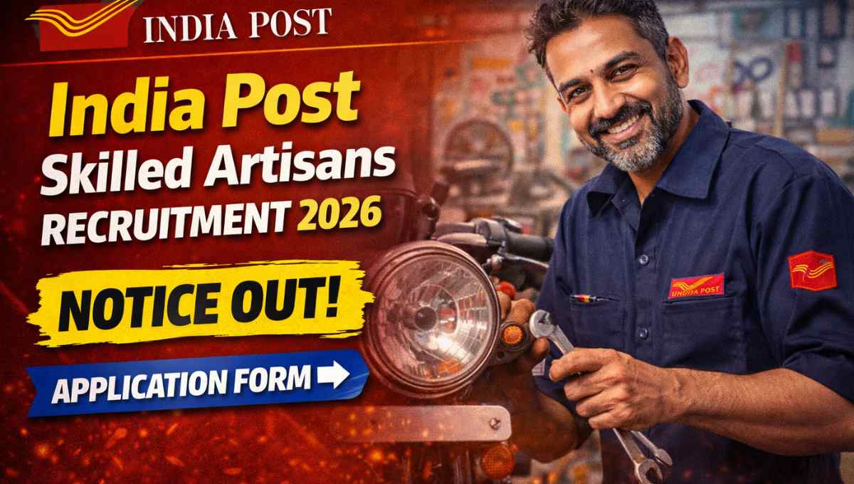 India Post Skilled Artisans Recruitment