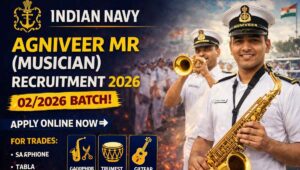Indian Navy Agniveer MR (Musician) Recruitment