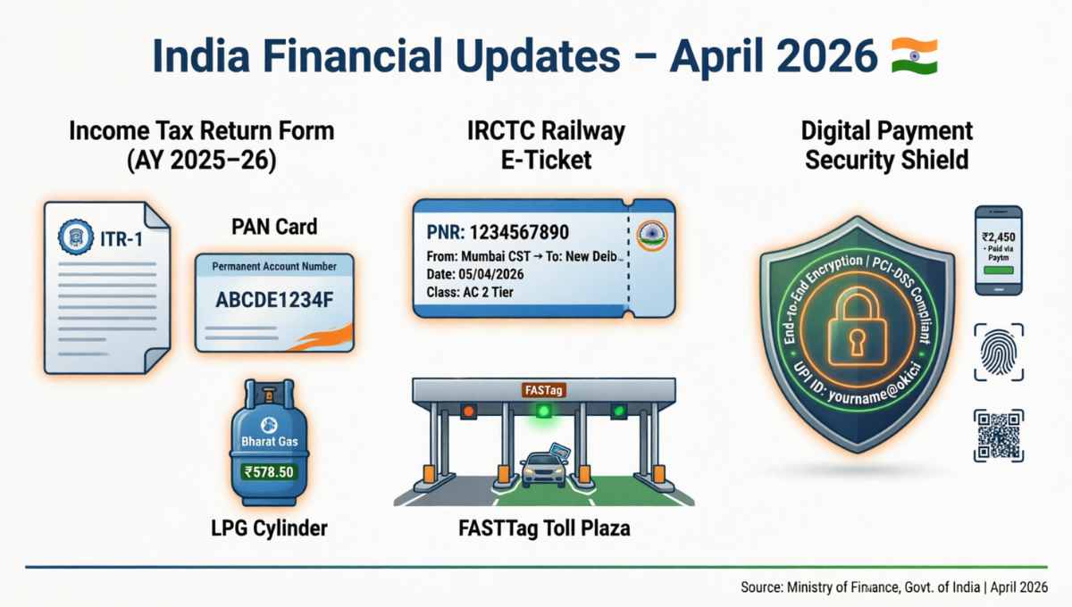 Major Changes in India from April 1, 2026