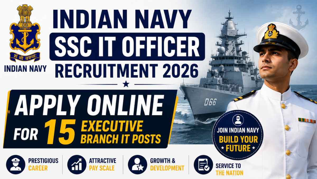 Indian Navy SSC IT Officer Recruitment 2026