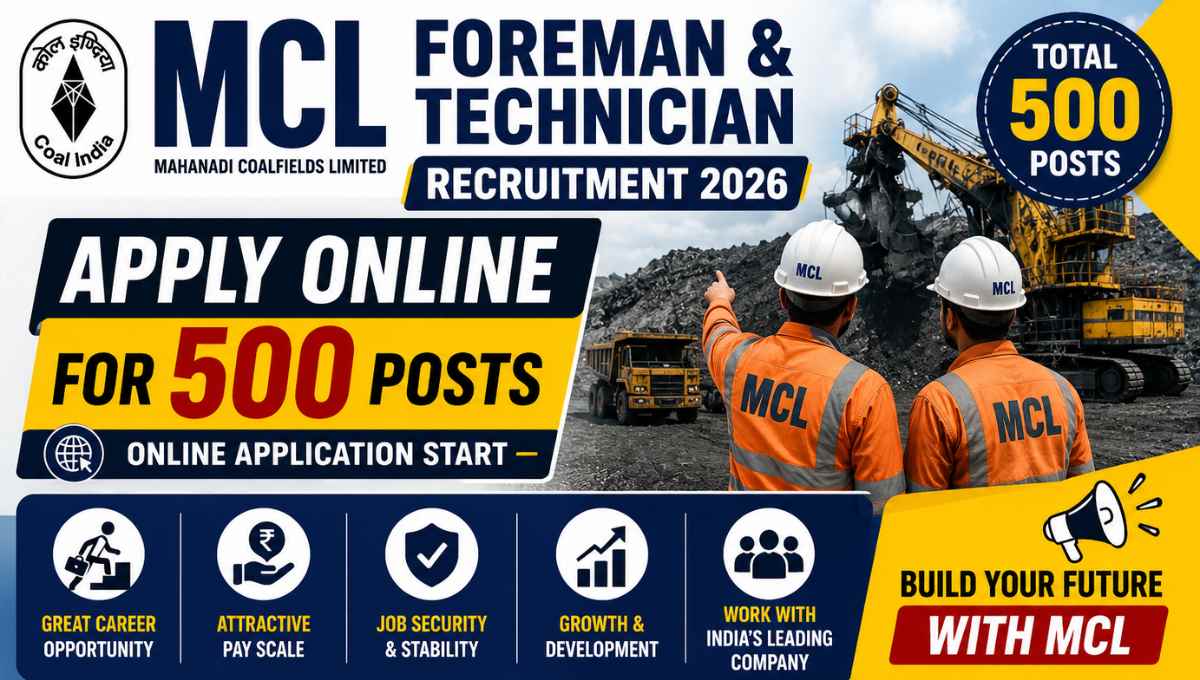 MCL Foreman and Technician Recruitment